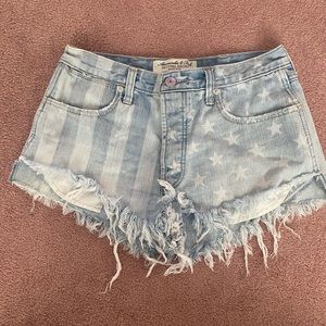 Abercrombie & Fitch Patriotic Shorts